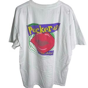 Vintage 90's Dekuyper Sour Apple Pucker Single Stitch T Shirt